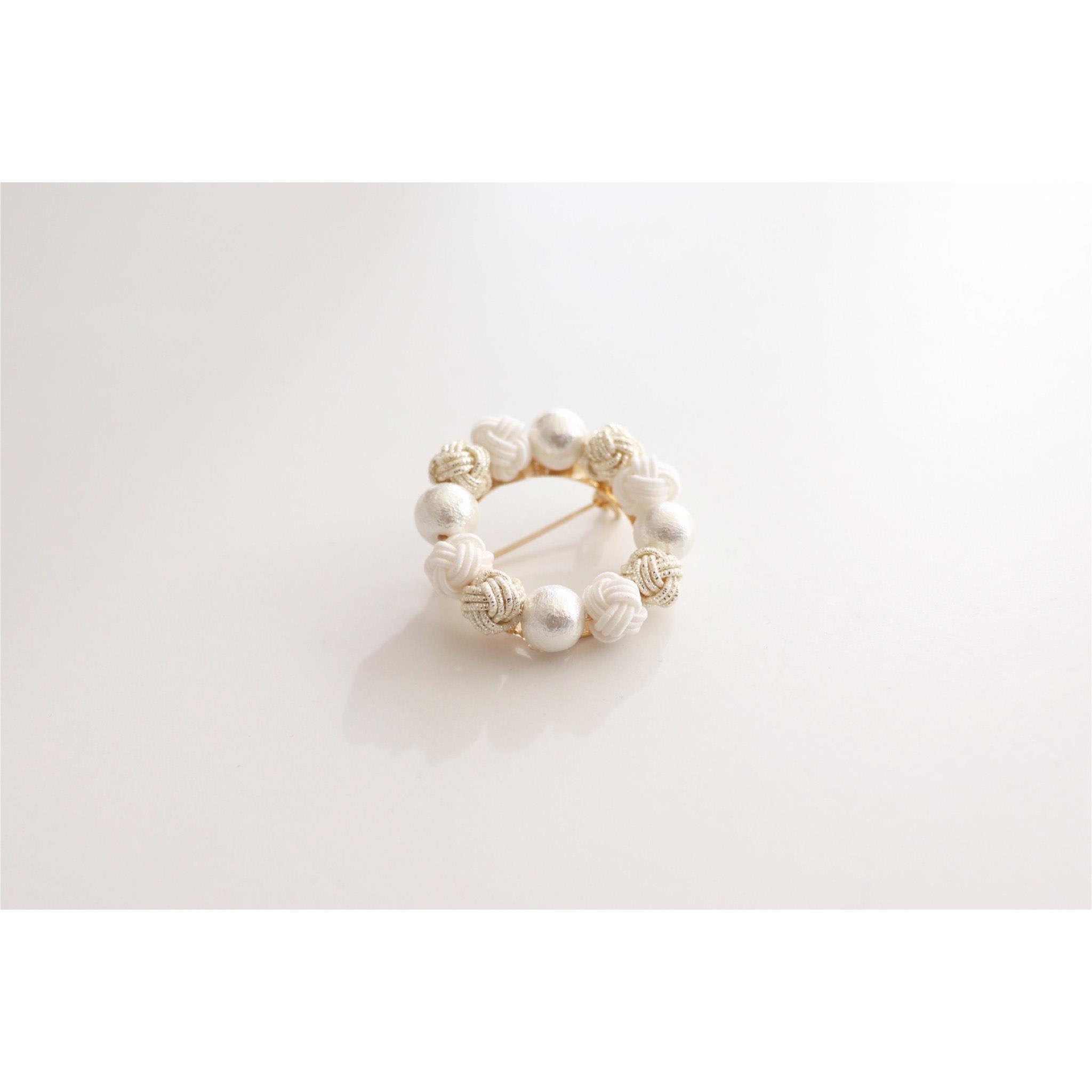 【ふるさと納税】水引ブローチ【すずらん】 ファッション小物 アクセサリー 　お届け：発注後、2週間程度 HNNN002