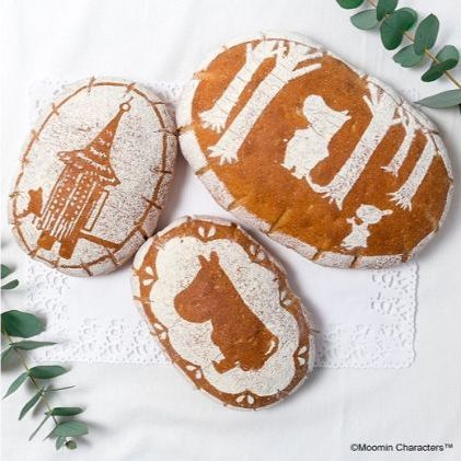 MOOMIN ライ麦入りフランスパン 3柄セット お届け
