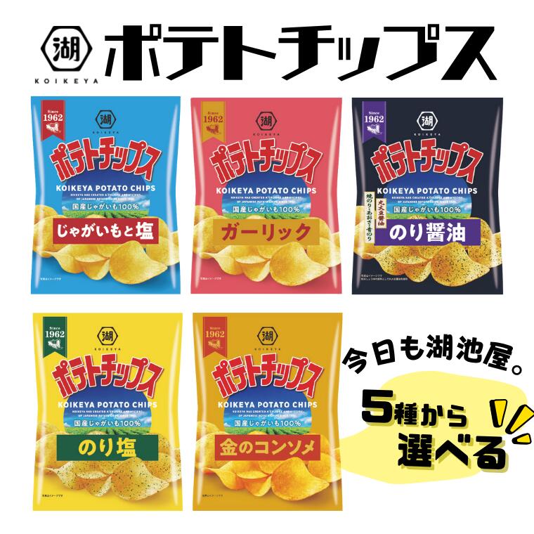 【ふるさと納税】選べる湖池屋　ポテトチップス（全5種）【ポテチ】