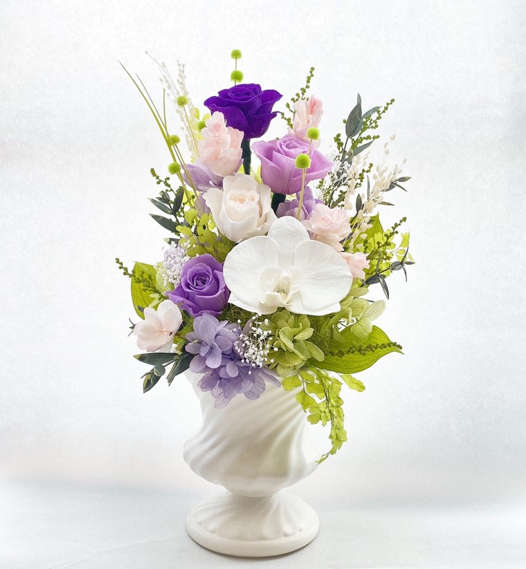 色々な プリザーブドフラワーアレンジ春日部市 シュガーパイン Aj0 Fucoa Cl