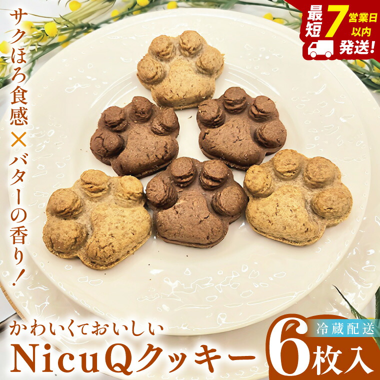 【ふるさと納税】サクほろ食感×バターの香り！かわいくておいしい【NicuQクッキー】【埼玉県　春日部　お菓子　スイーツ　手作り】（DA017）