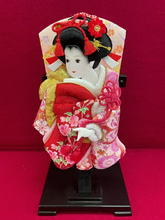 【ふるさと納税】押絵羽子板　女物10号(約30cm)　飾り台付(AR001)