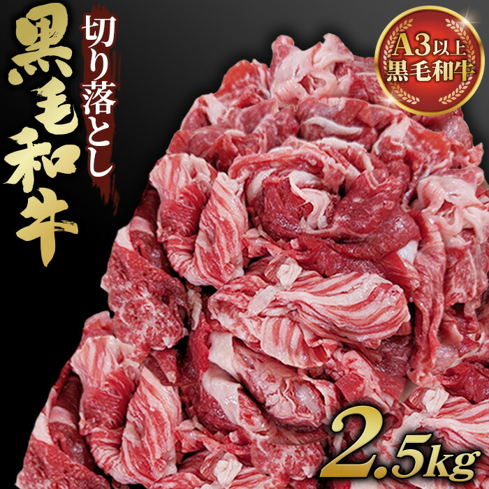 【ふるさと納税】黒毛和牛切り落とし250g&times;10パック 合計2.5kg ／ 牛肉 和牛 黒毛和牛 大容量 冷凍 小分け 夕食 晩ご飯 すき焼き 時短 簡単 調理 お弁当 BBQ キャンプ飯 ギフト 贅沢 専門店の味 ボリューム満点 旨み No.451｜埼玉県鴻巣市