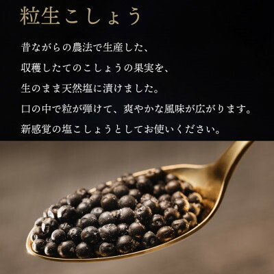 【ふるさと納税】【世界初・元祖】粒生こしょう 30g×3個【1391432】