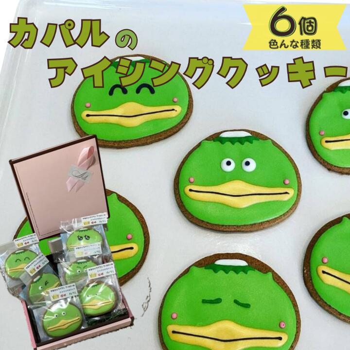 【ふるさと納税】カパルのアイシングクッキー6個セット（色んな種類）