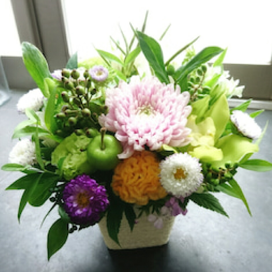 【ふるさと納税】【定期便3ヶ月】お供え色合いのお花申し合わせ