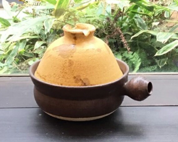 【ふるさと納税】No.126明石大作【お一人用土なべ】/陶器陶芸送料無料埼玉県