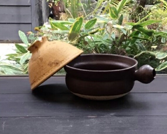 【ふるさと納税】No.126明石大作【お一人用土なべ】/陶器陶芸送料無料埼玉県