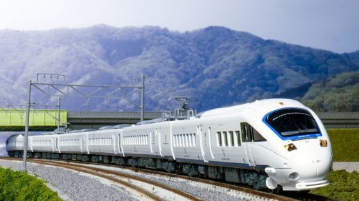 【ふるさと納税】H018-26 鉄道線路ひな形【Nゲージ】885系(2次車)＜アラウンド・ザ・九州＞