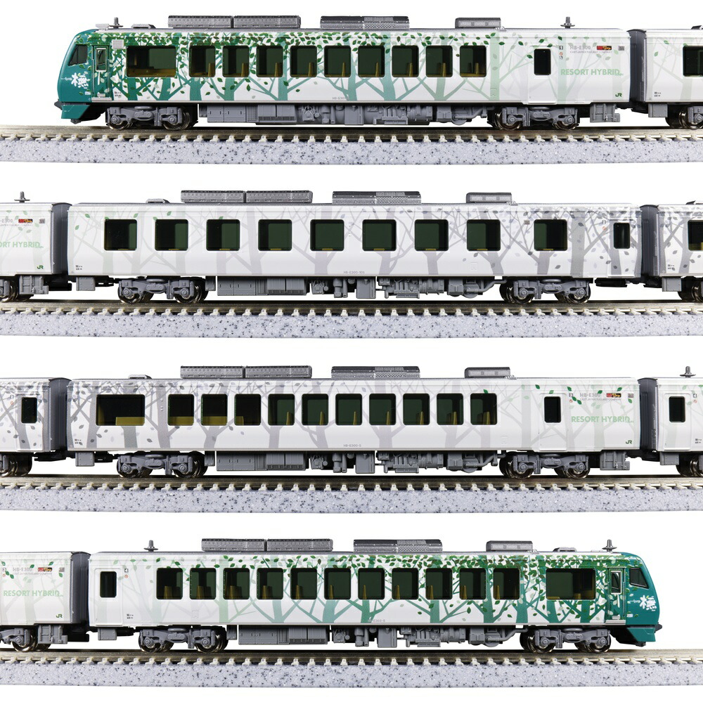 【ふるさと納税】H019-26 鉄道線路ひな形【Nゲージ】HB-E300系「たまり場しらかみ」(・摘編成)