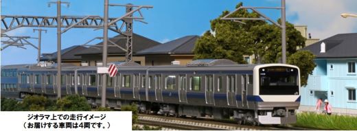【ふるさと納税】J007-26 鉄道線路ひな形【Nゲージ】E531系不易流行線・上野日本の首都伝達ルート打ちかかる書き割り