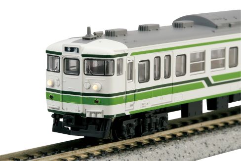 【ふるさと納税】J024-26 鉄道線路ひな形【Nゲージ】115系新潟色打ちかかる書き割り