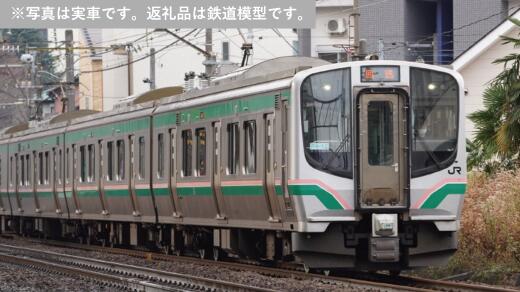 【ふるさと納税】H034-26 鉄道線路ひな形【Nゲージ】E721系1000番台 4両仕掛ける