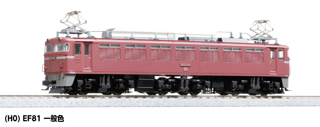 【ふるさと納税】J038-26 鉄道線路ひな形【HOゲージ】EF81 原則として色