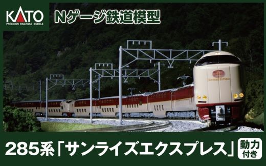 【ふるさと納税】S017-26 鉄道線路ひな形【Nゲージ】285系＜サンライズエクスプレス＞特別仕掛ける