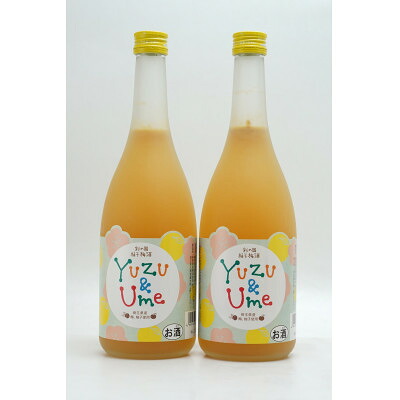 【ふるさと納税】彩の国　柚子梅酒　720ml&times;2本【1728364】｜埼玉県越生町