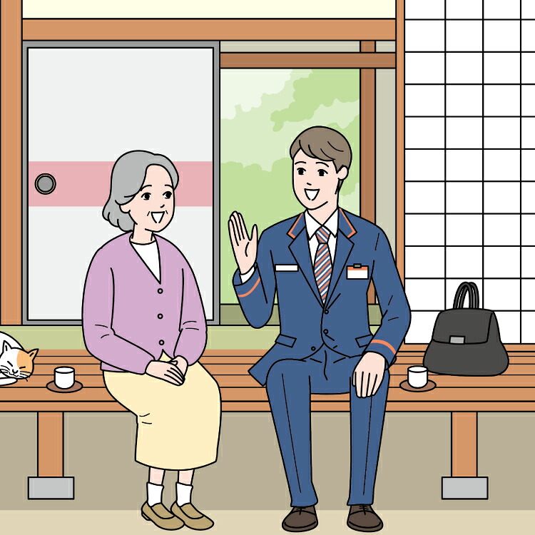 【ふるさと納税】 【 郵便局 】みまもり 訪問 サービス (6か月) [日本郵便 埼玉県 小川町 231 ] 見守り 一人暮らし 高齢者 老人 会話 安心 毎月1回｜埼玉県小川町