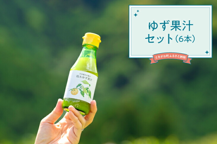【ふるさと納税】ゆず果汁セット　６本
