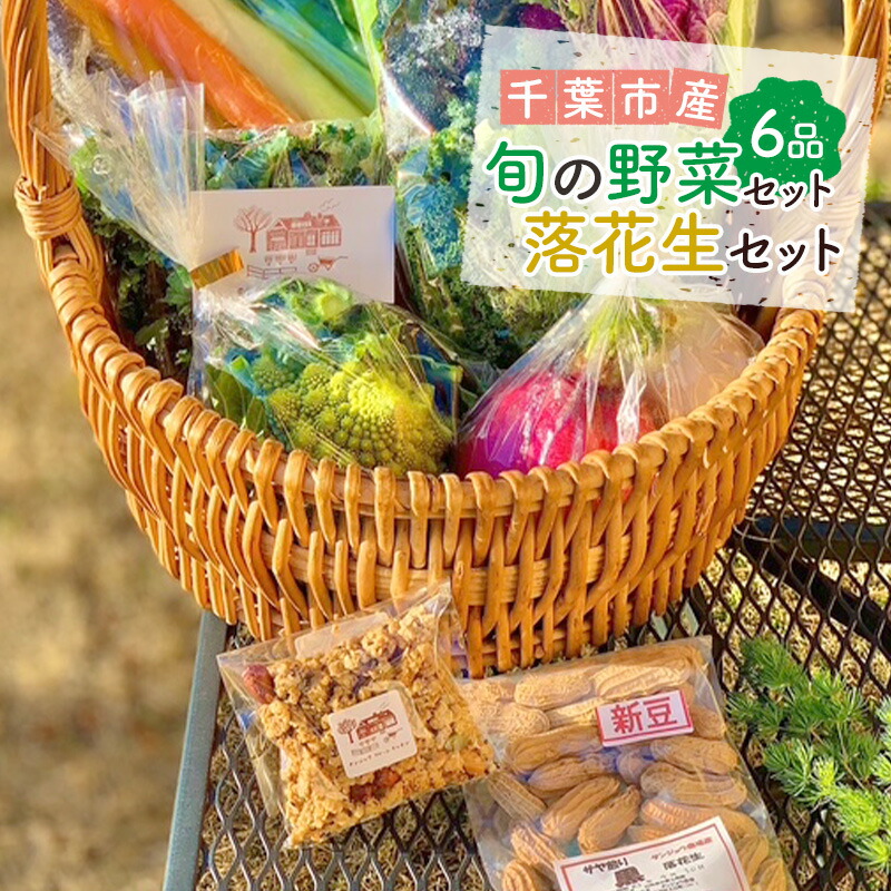 【ふるさと納税】旬の野菜セット6品 落花生 セット 野菜 野菜セット 野菜詰め合わせ 詰め合わせ やさい 千葉市 千葉県
