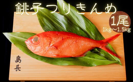 【ふるさと納税】 銚子つりきんめ 1尾 きんめだい キンメダイ 金目鯛 金目 きんめ キンメ 高級魚  魚 海鮮 お取り寄せ レシピ付き レシピ 送料無料 煮付け 塩焼き お祝い 一本釣り お誕生日 誕生日 お正月 正月 敬老の日 母の日 父の日 ブランド 千葉県 銚子市 島長水産