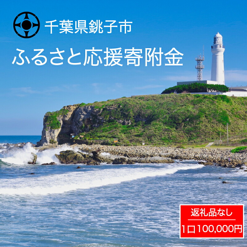 【ふるさと納税】 千葉県 銚子市 ふるさと 応援寄附金 100000円 返礼品なし (ご寄附のみとなります)