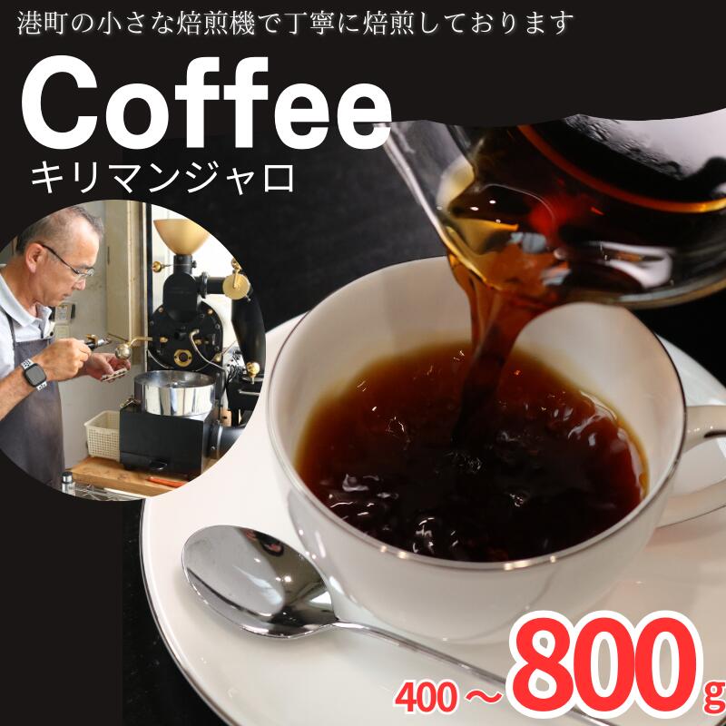 【ふるさと納税】 コーヒー キリマンジャロ 【選べる容量】 約400g 600g 800g 粉 自家焙煎 珈琲 粉コーヒー 粉珈琲 コーヒー豆 珈琲豆 挽き立て 挽きたて 焙煎仕立て コーヒー焙煎 飲み比べ コーヒー飲料 ドリップ ギフト お取り寄せ ふるさと納税 千葉県 銚子市 ティピカ 9,800円