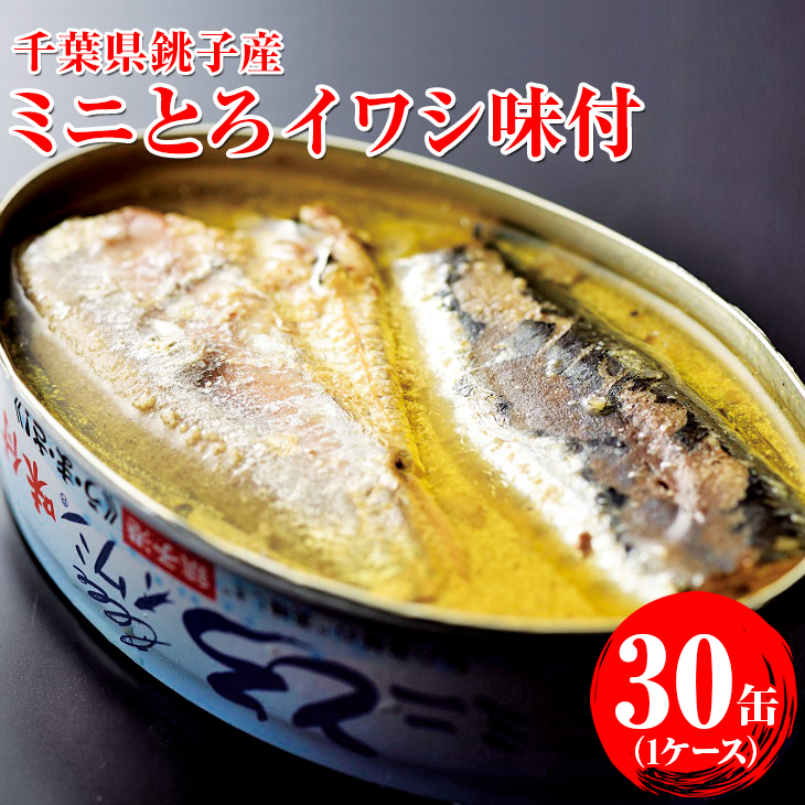 ミニとろイワシ味付 30缶 1ケース いわし 鰯 缶詰 おつまみ 100g 北海道 沖縄 離島への配送不可 着日指定不可 正規取扱店