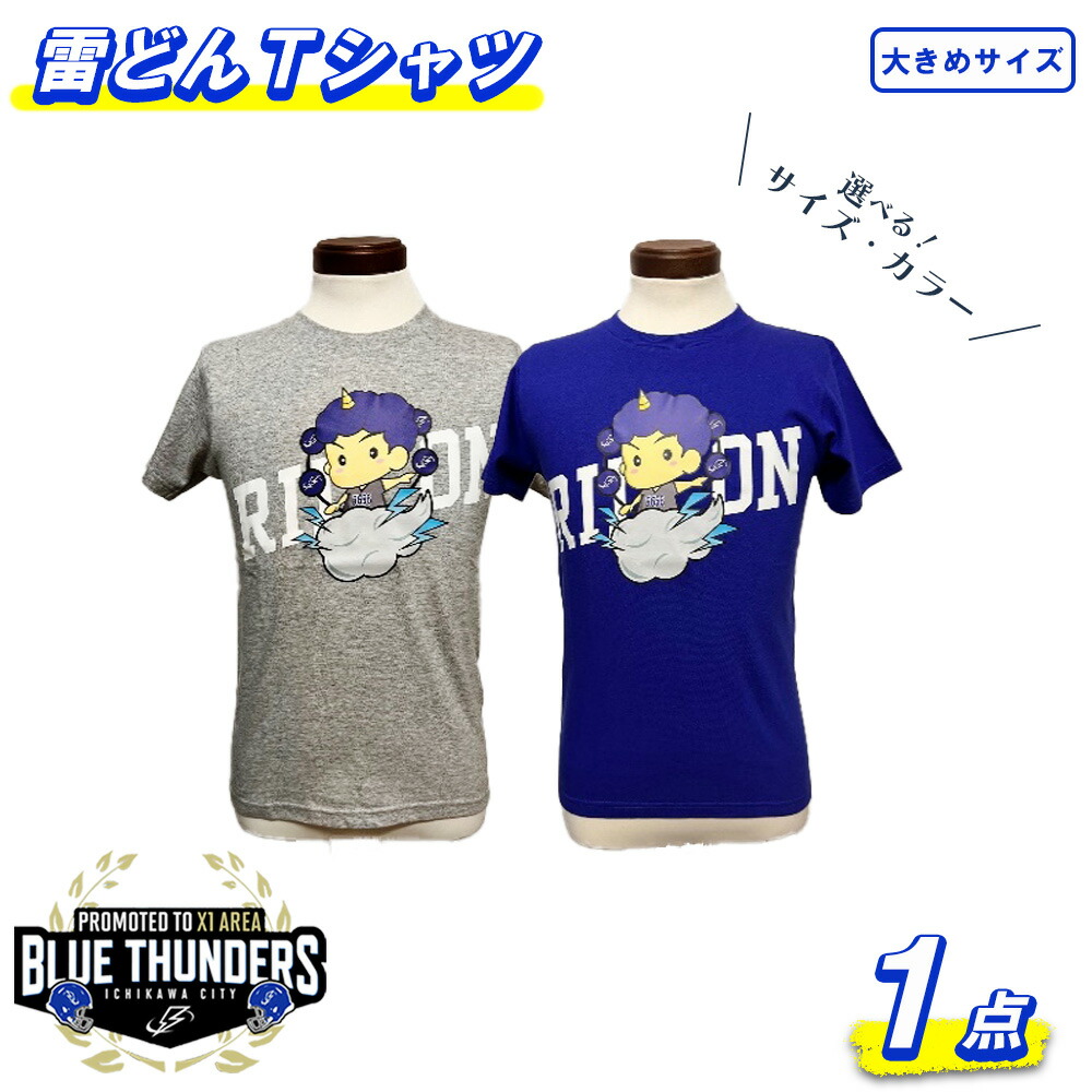 ふるさと納税 服 千葉県 市川市 ブルーサンダース ドライTシャツ カラー：グレー／サイズ：LL 　 12203-0204 カラー：グレー／サイズ：XL ブルーサンダース ドライTシャツ＜カラー：グレー／サイズ：LL