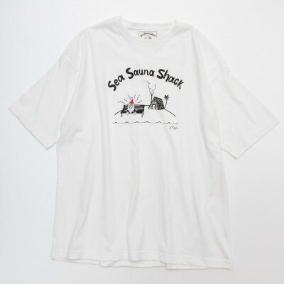 【ふるさと納税】【Sea Sauna Shack目あたらしい】ロゴタイププルオーバー 白いこと S大きさ【1632480】