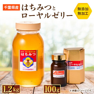 【ふるさと納税】ひふみ養蜂園 はちみつ(1.2kg)・ローヤルゼリー(100g)【配送不可地域：離島】【1486514】