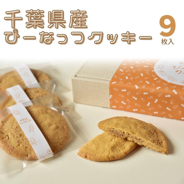 【ふるさと納税】千葉県産 ぴーなっつ クッキー 9枚入 個包装 やつやつ|千葉県松戸市