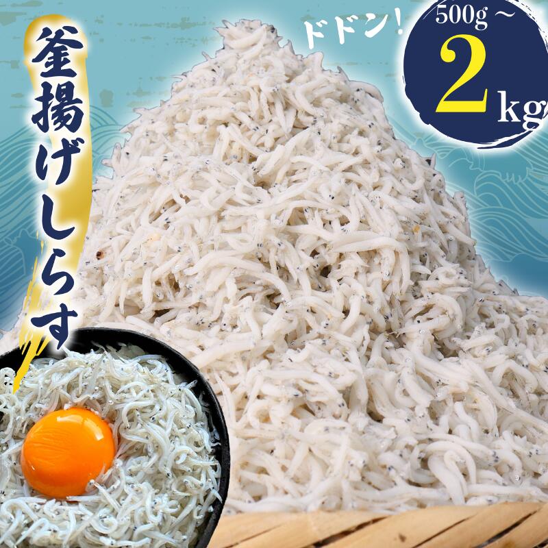 【ふるさと納税】 鮮度抜群 釜揚げ しらす 約 500g 1kg 2kg (1P 250g) 小分け 個包装 大容量 しらす干し ふるさと納税 しらす 惣菜 しらす ご飯のお供 米 晩ごはん しらす 九十九里 便利 ふるさと納税しらす 魚 冷凍 千葉県 旭市 飯岡ヤマイチ水産-大納屋- 限度額｜千葉県旭市