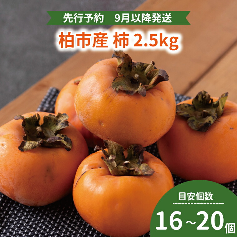 【ふるさと納税】 柿 かき フルーツ 果物 2.5kg 〈 刀根柿 種なし 〉 または 〈 渋抜き 富有柿 種あり 〉 カキ 旬 国産 産地直送 千葉県産 柏市産 おいしい 美味しい おすすめ デザート 大量