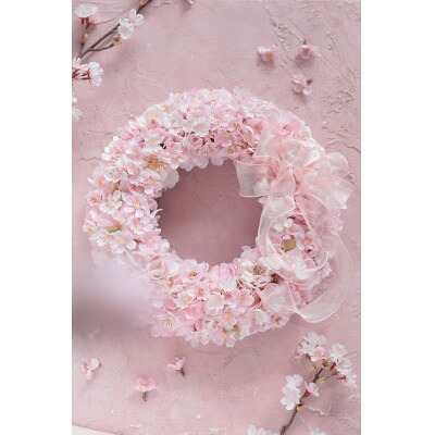 【ふるさと納税】アーティフィシャルフラワー 桜の貸しさげる(L大いさ)【1494311】