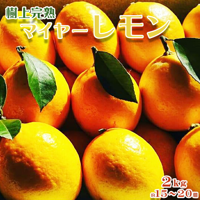 【ふるさと納税】【数量限定】ドメーヌKurisanの『マイヤーレモン』２kg（約15～20個）　[0011-0031] 7,700円