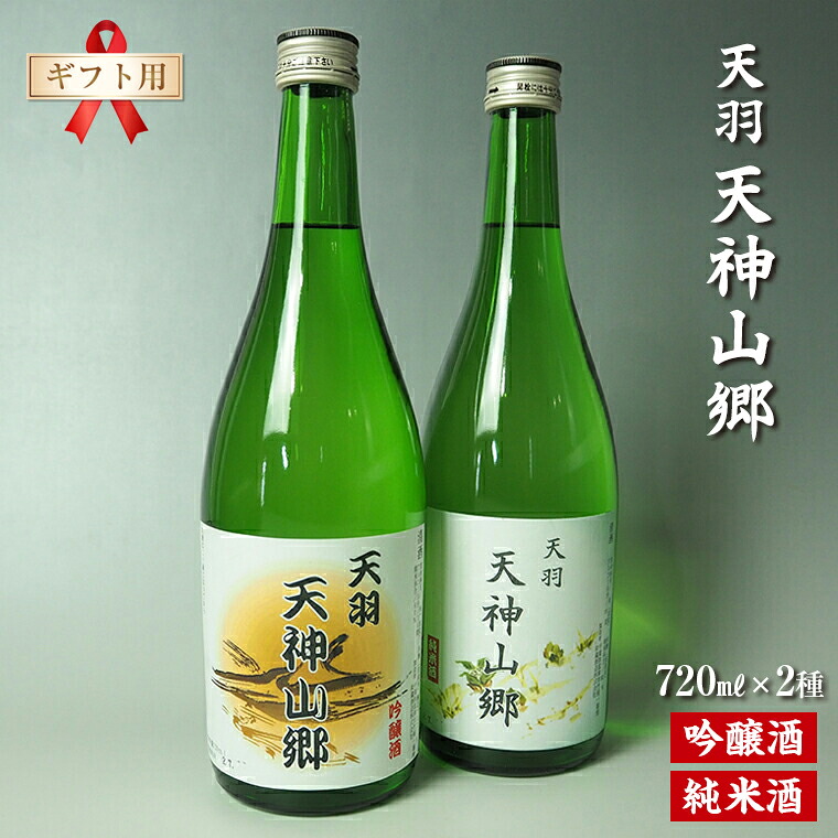 【ふるさと納税】日本酒 酒 おすすめ 吟醸酒 純米酒 天羽 天神山郷 セット 飲み比べ 720ml 2本 味くらべ 酒 地酒 ギフト 詰め合わせ 贈り物 贈答 ギフト プレゼント 手土産 記念日 誕生日 父の日 母の日 敬老の日 ホワイトデー のし 鳥海商店 和蔵酒造｜千葉県富津市