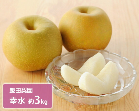 【ふるさと納税】幸水 約3kg / 飯田梨園 / 梨 なし 朝獲り 果物