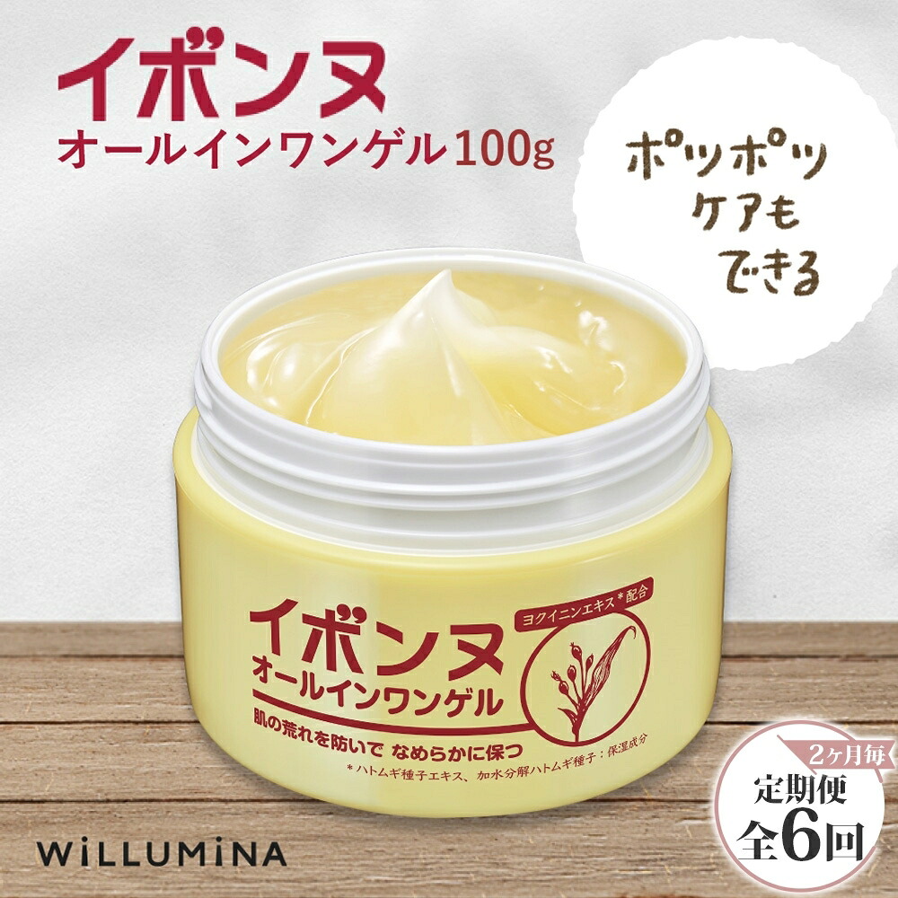 【ふるさと納税】 【2ヵ月毎定期便】イボンヌ オールインワン先だつもの 100g ウィルミナ全6回  UMN055