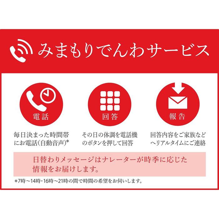 【ふるさと納税】郵便局のみまもりでんわサービス(携帯電話6か月コース)