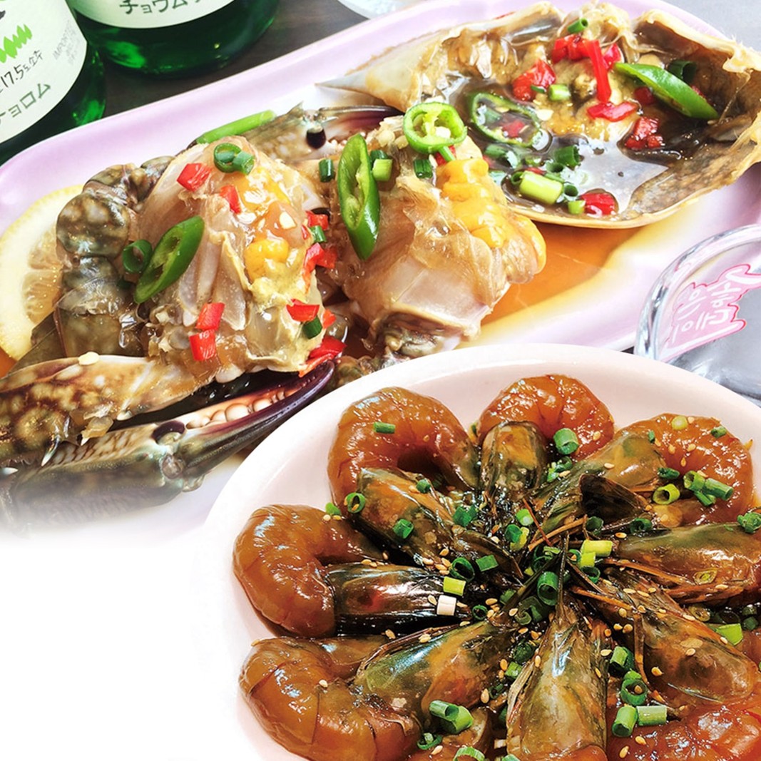 【ふるさと納税】カンジャン満足セット 韓国料理 海鮮 韓国 新宿 カニ 蟹 まるごと 冷凍 伝統料理 おかず 新大久保 コリアンタウン 醤油漬け 冷凍 お取り寄せグルメ ご飯のお供 お酒のつまみ 0110-008-S07
