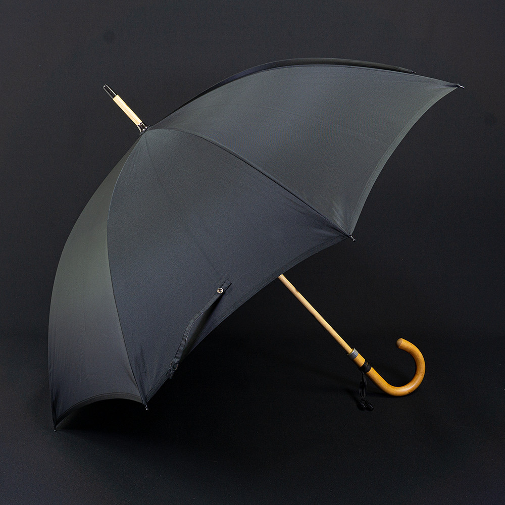 ふるさと納税 紳士用雨傘 70センチ-トラッド-12-ロング〈手元