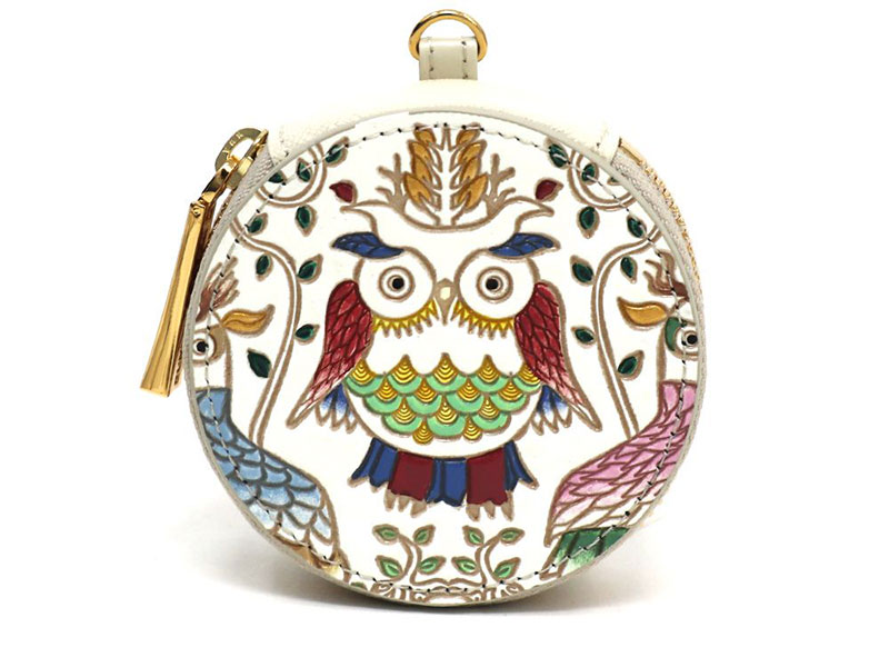【ふるさと納税】【文庫屋大関】マカロンポーチ レース【皮革工芸品】 ポーチ ミニポーチ 小物入れ アクセサリー入れ イヤホン入れ 収納 保管ケース 手のひらサイズ 本革 革 皮革 工芸品 工芸 雑貨 ギフト プレゼント 日本製 東京
