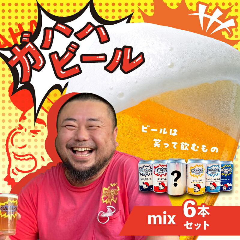 江東区 ふるさと納税 ガハハビール mix6本セット