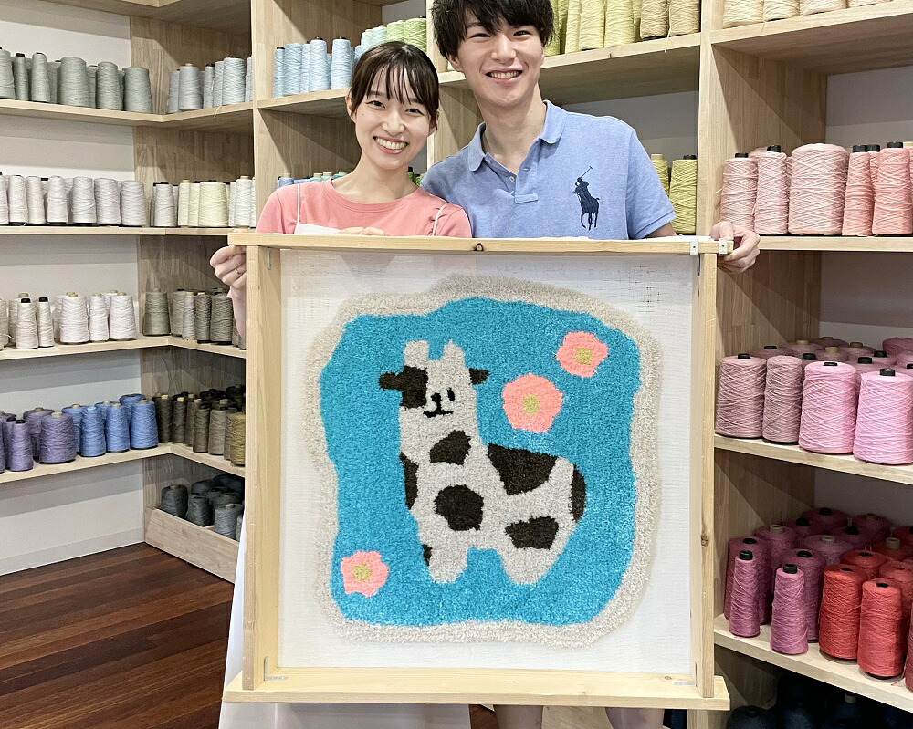 【ふるさと納税】【くぐり抜ける】SORATOBU tufting studio 当日テイクアウト！2人で1つ生み出すことタフティングワークショップ