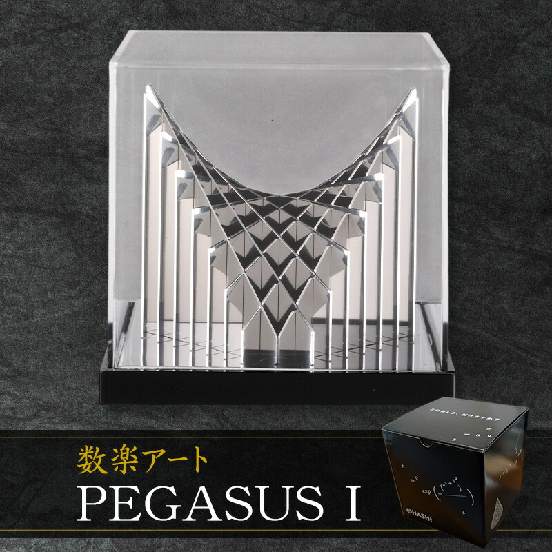 【ふるさと納税】数楽工芸 PEGASUSI 工芸 オブジェ ステンレス鋼製 金属元素工業 立体グラフ記録 多変量1価関数 2変量1価関数 堪能さ 技術者 手作業 ステンレス鋼鋼板 光の音楽的調和 理 美しさ 特殊 日本の首都都 大田区