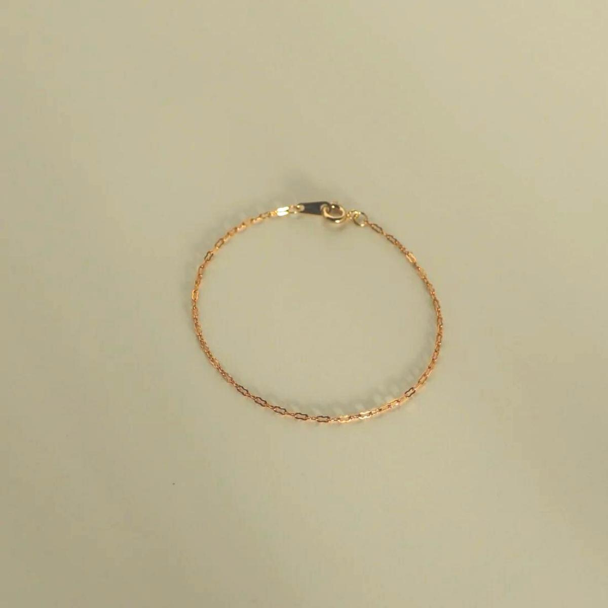 【ふるさと納税】【LENERA オリジナルブレスレット】legumes bracelet / 14kgf ブレスレット チェーン アクセサリー ハンドメイド 東京都 渋谷区