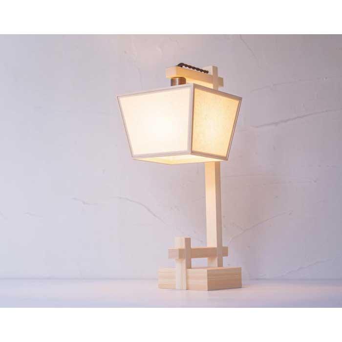 【ふるさと納税】【照明/国産檜】スタンドライト/CombinationLamp『升 shou』 生なり A551-B | 照明 ライト ヒノキ ベージュ 和モダン 和紙 和室 リビング ダイニング 送料無料 東京 中野|東京都中野区