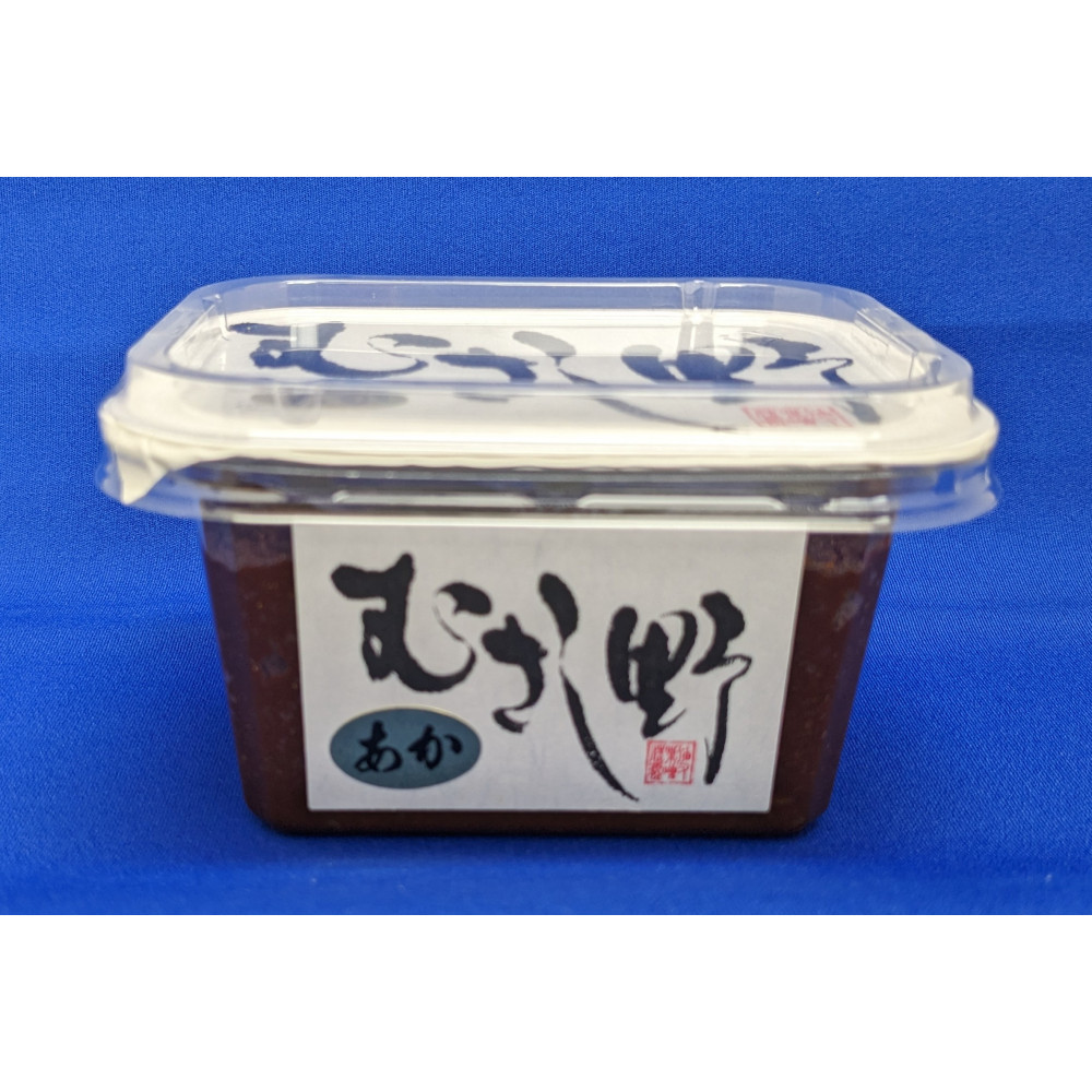 【ふるさと納税】むさし野みそ紅白セット各300ｇ×2個（計1.2kg）