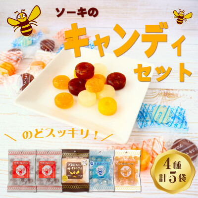 【ふるさと納税】キャンディ 4種セット のど飴 プロポリス マヌカハニ ローヤルゼリー 贈り物 ギフト【1564746】|東京都国立市