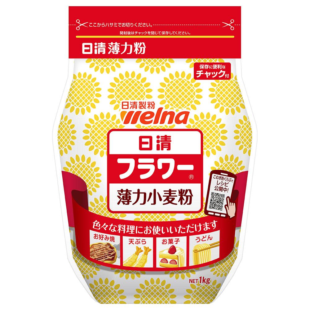 【ふるさと納税】日清　小麦粉　フラワー　1kg×15個（計15kg） | 小麦粉 薄力粉 食品 加工食品 人気 おすすめ 送料無料